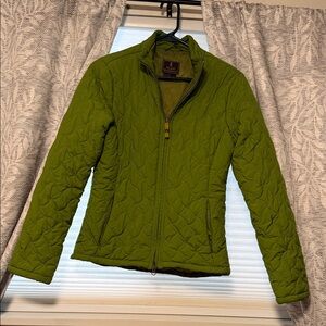 Royal Robbins Olive Quilted Puffer Jacket